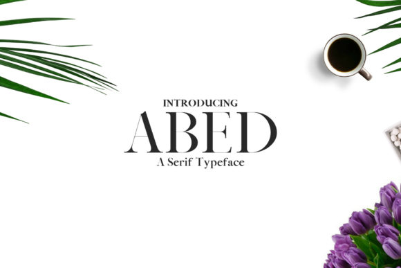 Abed: A Bold Serif Font for Creative Makers