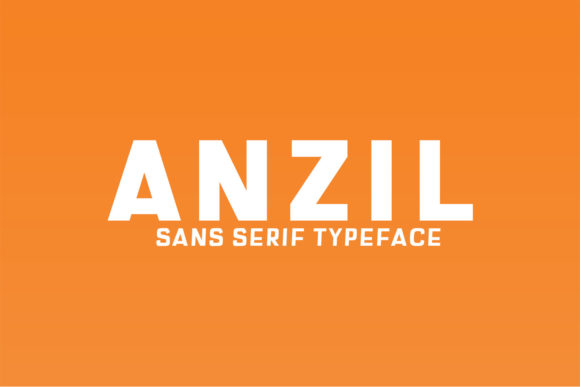 Anzil Family: Bold Typography for Business