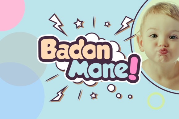 Badon Mone: A Bold Display Font