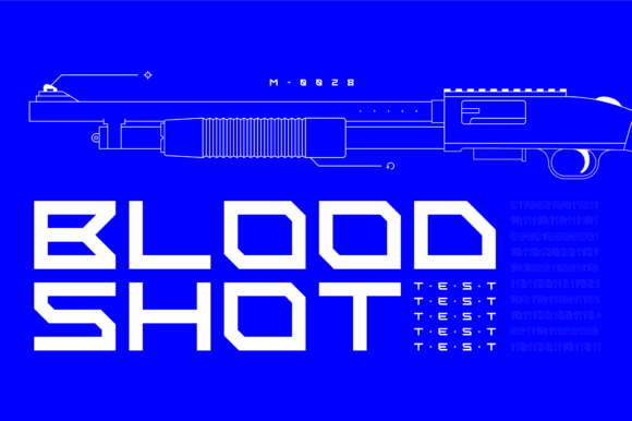 Blood Shot Font for Bold Design