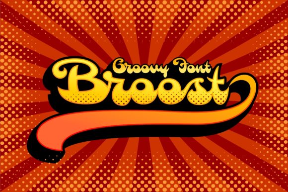 Broost: A Bold Handwritten Font