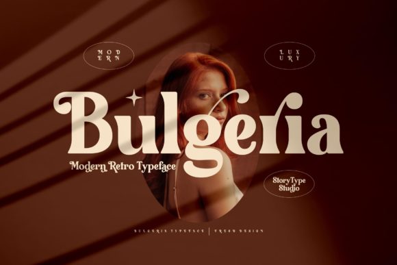 Bulgeria: A Bold Serif Font for Craft Creators