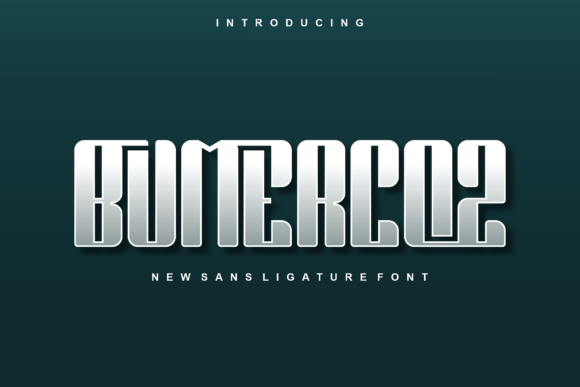Bumercoz: Bold Display Font