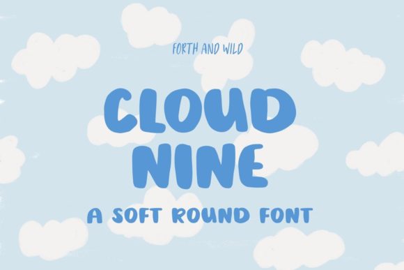 Cloud Nine: A Bold, Handwritten Display Font