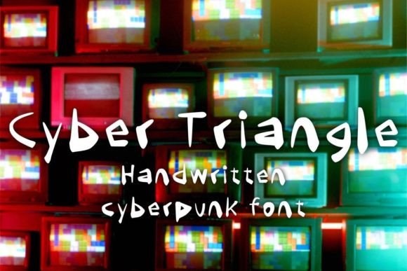 Cyber Triangle: A Bold Display Font