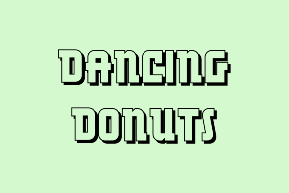 Dancing Donuts Font for Business