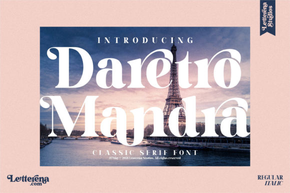 Daretro Mandra: Bold Typography for Impact