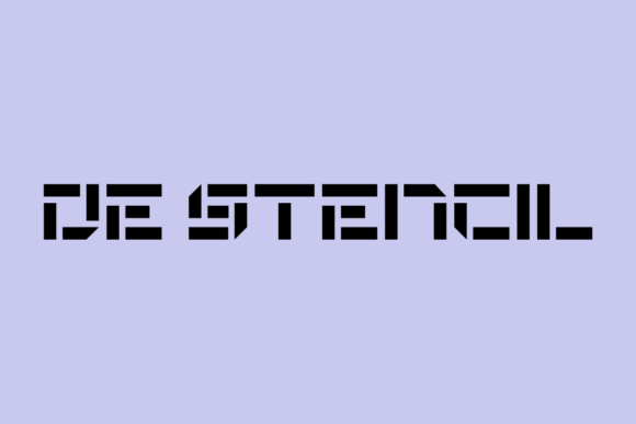 De Stencil: A Bold Font for Business