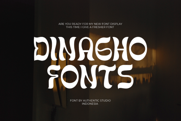 Dinagho: A Bold Display Font for Web Design