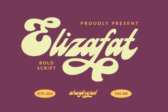 Elizafat: A Stylish Handwritten Font