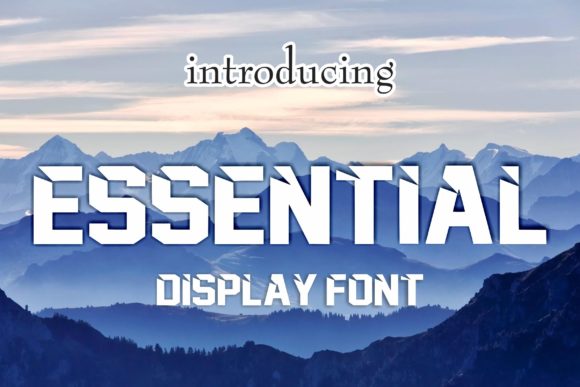 Essential: A Bold Display Font