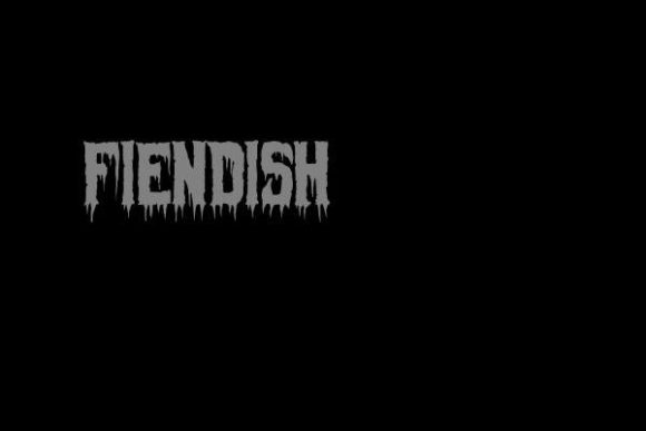 Fiendish: A Bold, Unconventional Font