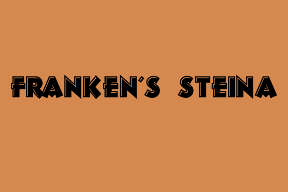 Franken s Steina: A Bold Display Font