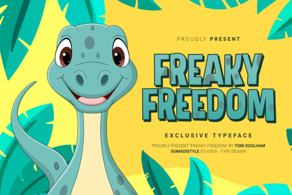 Freaky Freedom: A Bold Font for Creative Expression