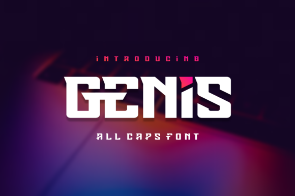 Genis: A Bold Typeface for Editorial Design