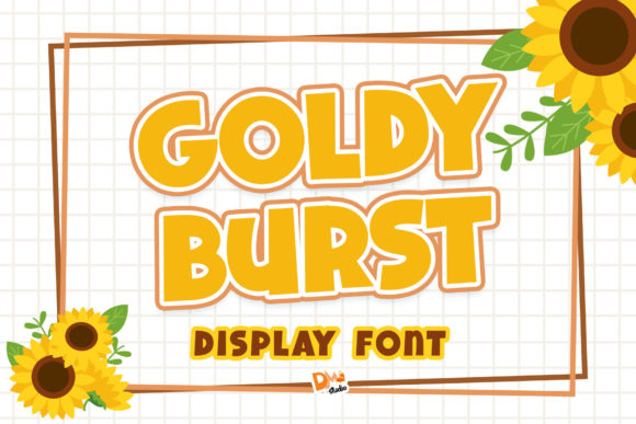 Goldy Burst: A Bold Display Font for Creative Brands