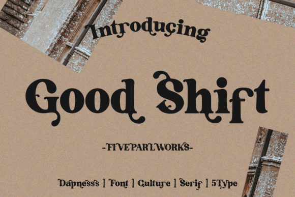 Good Shift Font for Creative Makers