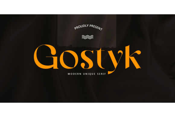Gostyk: A Bold Serif Font for Web Design