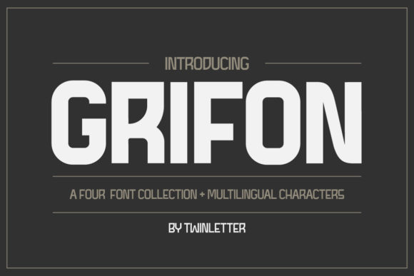 Grifon: A Bold Display Font for Creative Makers