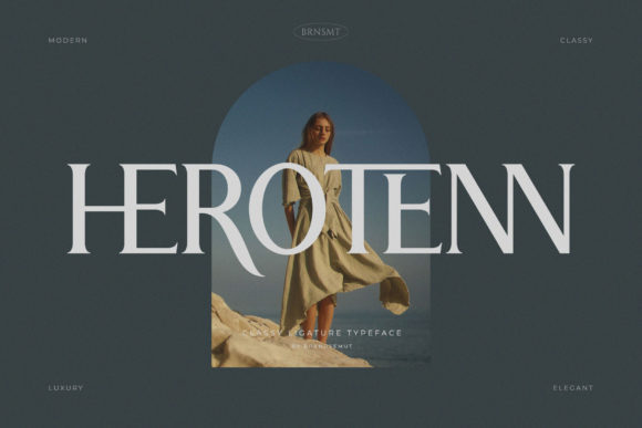 Herotenn: A Bold Serif for Business Branding