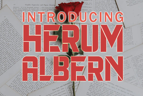 Herum Albern: A Bold Display Font