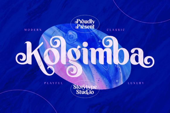 Kolgimba: Bold Serif Font for Web Design