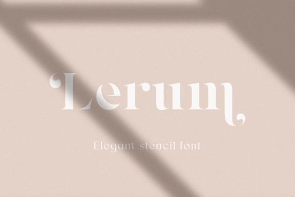 Lerum: A Bold Serif for Impactful Campaigns