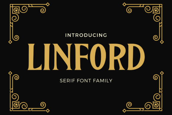 Linford: Elegant Serif Font for Crafters