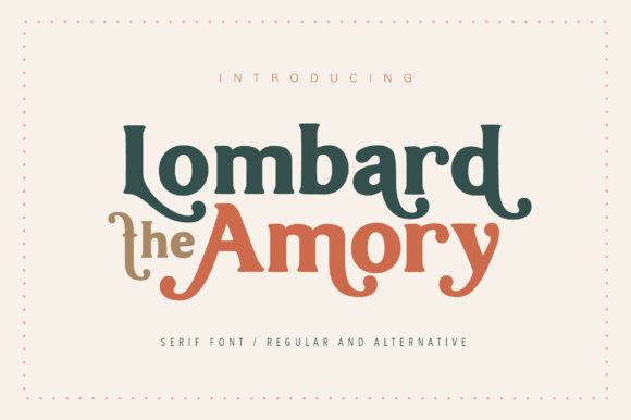 Lombard: A Serif Font for Real-World Design