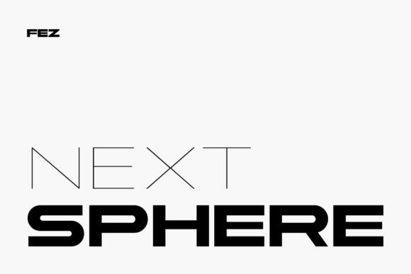 Next Sphere: A Bold Typeface for Digital Design