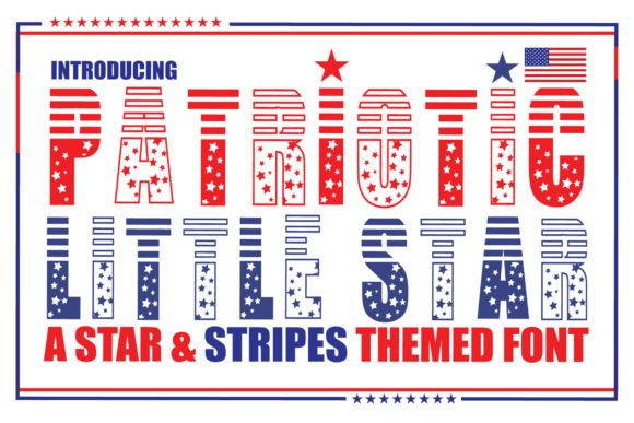 Patriotic Little Star Font
