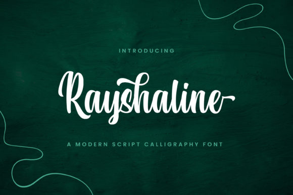 Rayshaline: A Bold Handwritten Font for Creative Projects