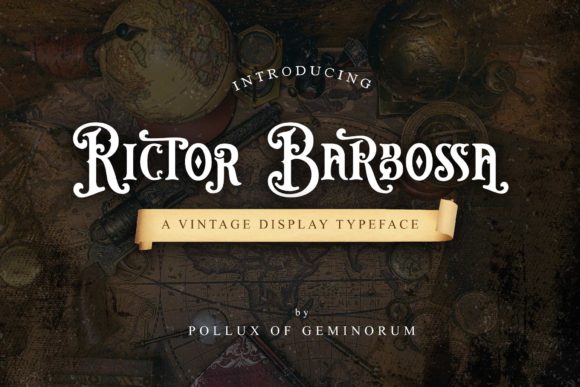 Rictor Barbossa Font for Bold Design