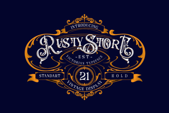 Rusty Store Font Review