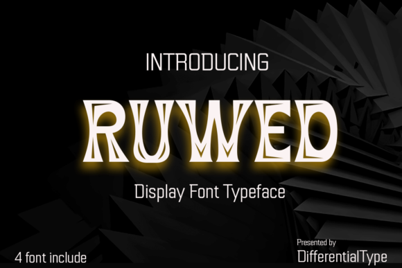 Ruwed: A Bold Display Font for Editorial Design