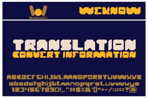 Translation Font Review