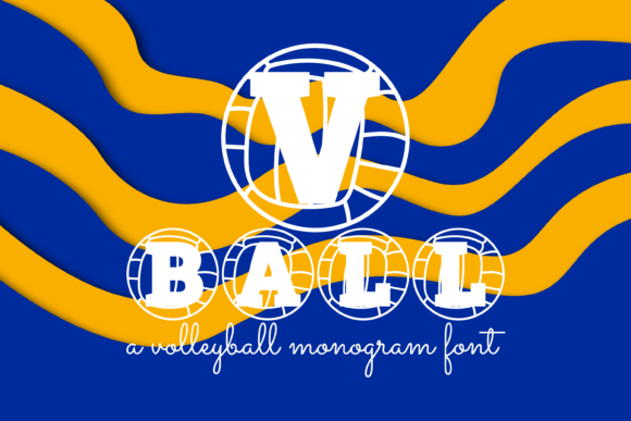 Vball: A Bold Display Font