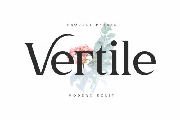 Vertile Font for Editorial Design