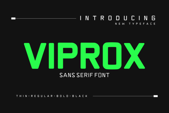 Viprox Font: Bold & Beautiful