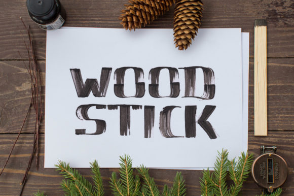 Wood Stick: A Bold Font for Impactful Campaigns