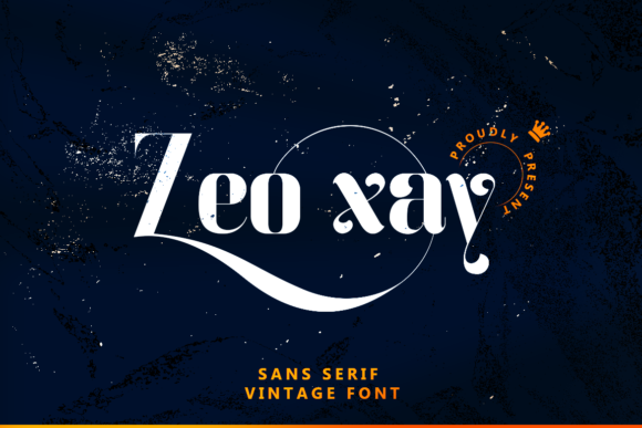 Zeo Xay: A Bold Serif Font for Creative Makers