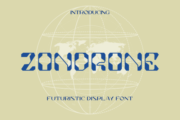 Zondrone: A Futuristic Display Font